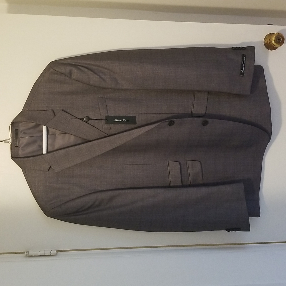 NWT Kenneth Cole Men's Suit 52 long 44X30 finished pants